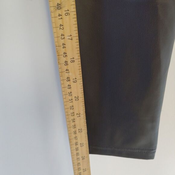 LOFT faux leather skinny pull on leggings M - Picture 5 of 8
